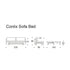 Conlix Sofa Bed / 200x98cm